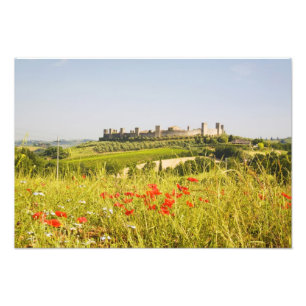 Foto Itália, Monteriggioni, Vista de Campo de
