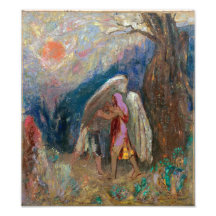 Jacob e o Anjo | Odilon Redon |