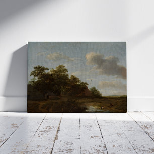 Foto Jan Vermeer van Haarlem, Paisagem com uma Fazenda