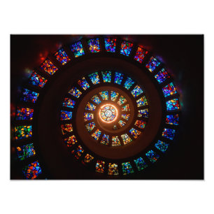 Foto Janela espiral do vitral
