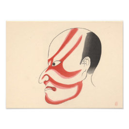 Foto Japão - Kabuki tradicional - vermelho4 -