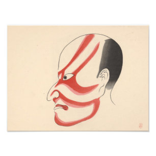 Foto Japão - Kabuki tradicional - vermelho4 -
