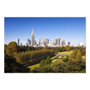 Foto Japão. Tóquio. Panorama do distrito de Shinjuku e