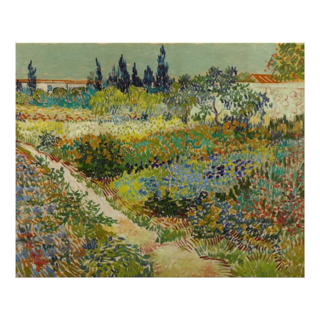 Foto Jardim em Arles, 1888 (Frente)