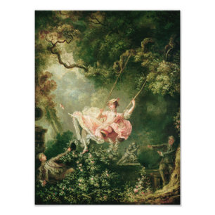 Foto Jean-Honoré Fragonard - o balanço