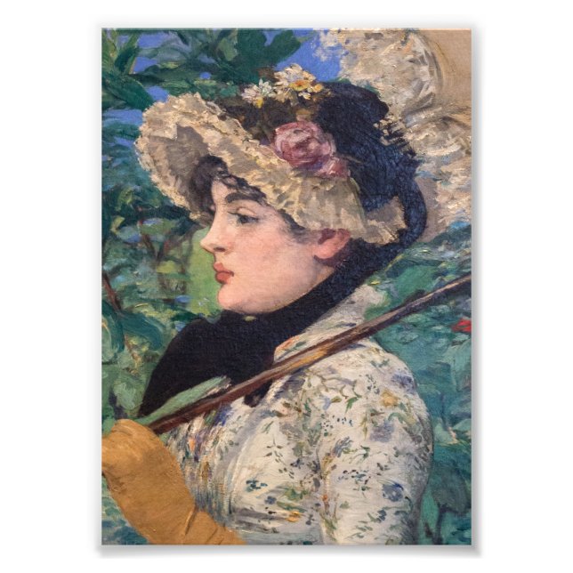 Foto Jeanne (Primavera) Por Édouard Manet (Frente)