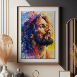 Foto Jesus Cristo Watercolor