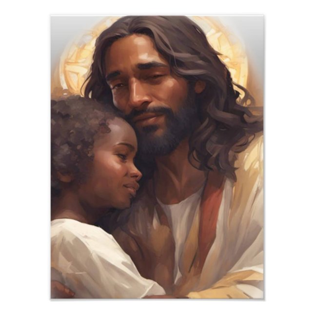 Foto Jesus e anjo bebê (Frente)