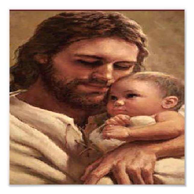 Foto Jesus e bebê (Frente)