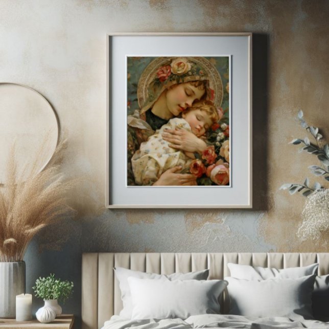 Foto Jesus e Santa Mary Impressionismo (Criador carregado)
