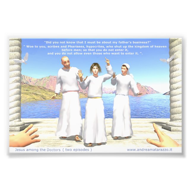 Foto Jesus entre os Médicos (Frente)