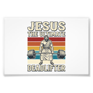 Foto Jesus O Levantador de Peso Definitivo Desenho Veto