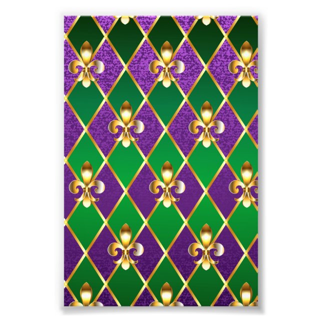 Foto Jewelry Background Mardi Gras (Frente)