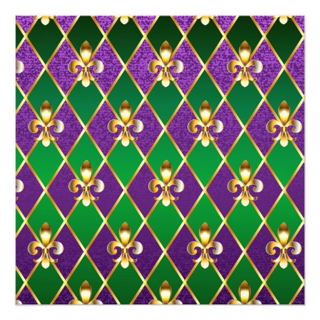 Foto Jewelry Background Mardi Gras (Frente)