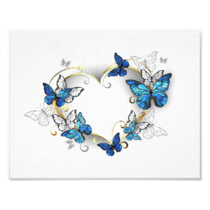 Foto Jewelry Heart with Butterflies Morpho
