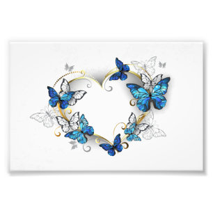 Foto Jewelry Heart with Butterflies Morpho