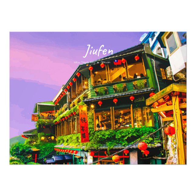 Foto Jiufen, Taiwan - Antiga Casa de Chá (Frente)