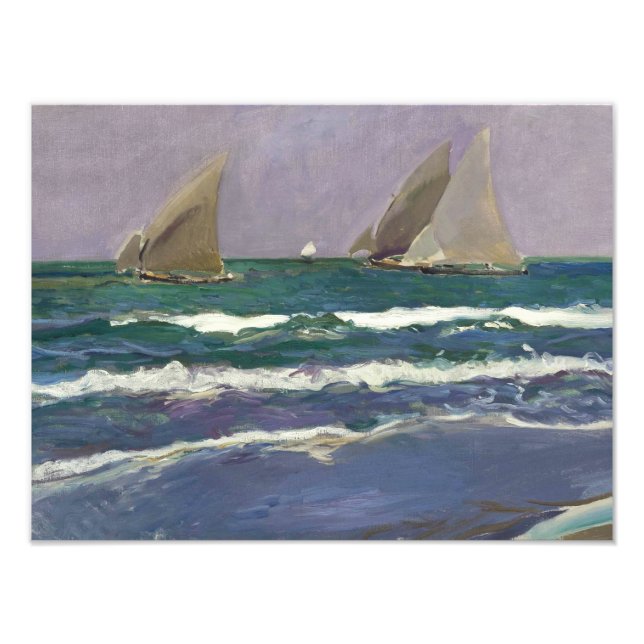 Foto Joaquin Sorolla - Naves no Mar (Frente)