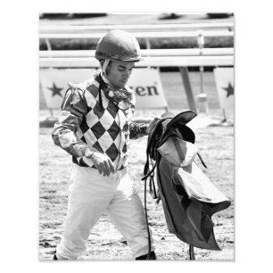 Foto Joel Rosario, jóquei vencedor do Dubai Derby