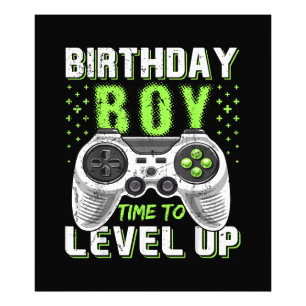 Foto Jogo de Vídeo do Birthday Boy Level Up