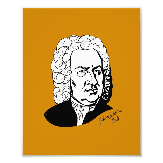 Foto Johann Sebastian Bach (Frente)