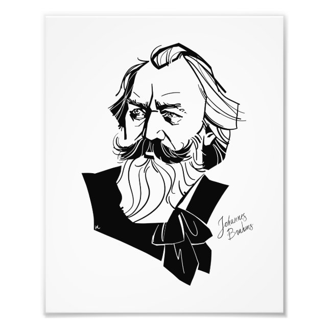 Foto Johannes Brahms (Frente)