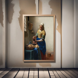 Foto Johannes Vermeer, A Milkmaid