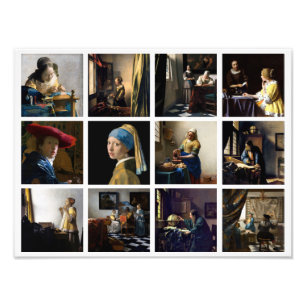 Foto Johannes Vermeer - Grade de Obras-Primas