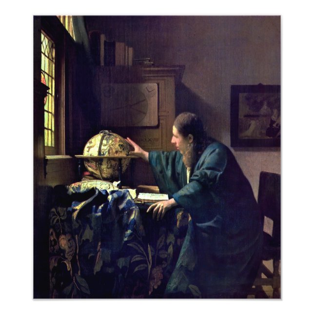 Foto Johannes Vermeer - O Astronomer (Frente)