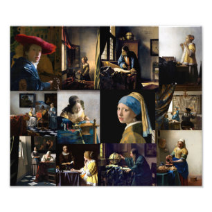 Foto Johannes Vermeer - Patchwork de obras-primas