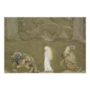 Foto John Bauer - A Princesa e os Troll