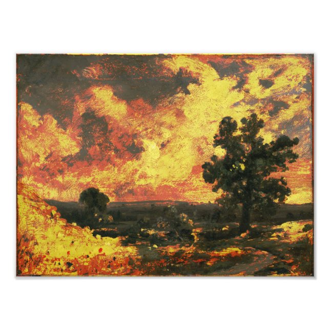 Foto John Constable - Paisagem Inglesa (Modificada) (Frente)