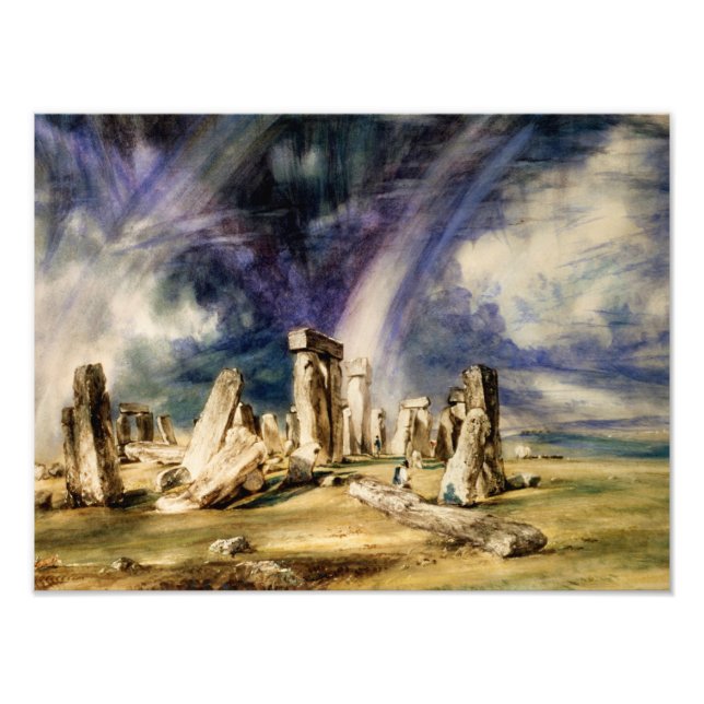 Foto John Constable - Stonehenge (Frente)