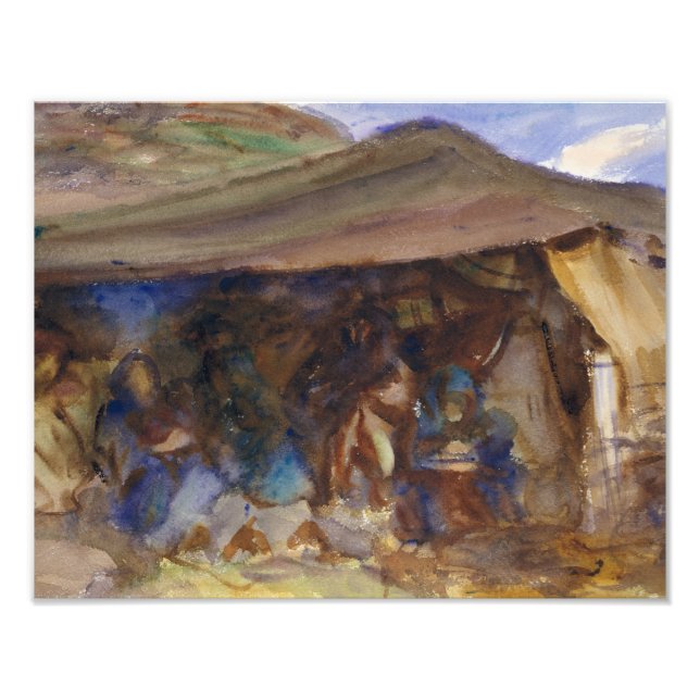 Foto John Singer Sargent - Bedouin Tent (Frente)