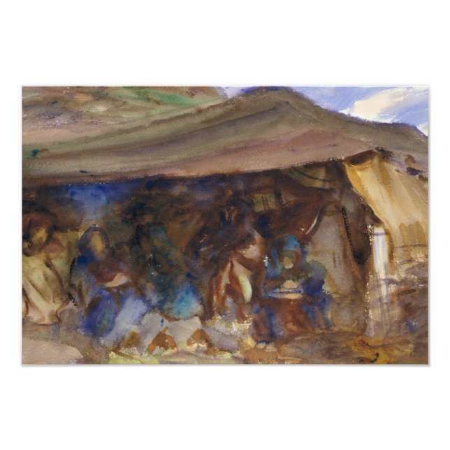 Foto John Singer Sargent - Bedouin Tent (Frente)