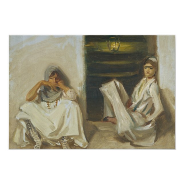 Foto John Singer Sargent - Duas Mulheres Árabes (Frente)