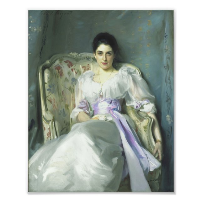 Foto John Singer Sargent Lady Agnew Impressão (Frente)
