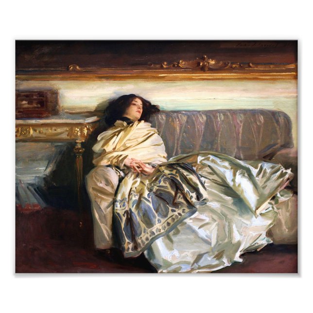 Foto John Singer Sargent Nonchaloir Impressão (Frente)