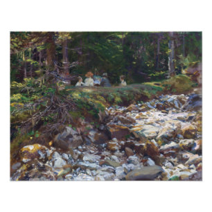 Foto John Singer Sargent O Mestre e o Posto dos Alunos