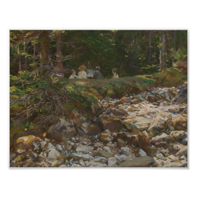 Foto John Singer Sargent - O Mestre e Seus Alunos (Frente)