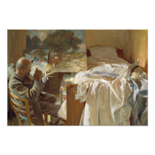 Foto John Singer Sargent - Um Artista em Seu Estúdio