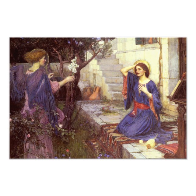 Foto John William Waterhouse - A Comunicação (Frente)