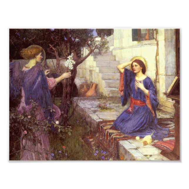 Foto John William Waterhouse - A Comunicação (Frente)