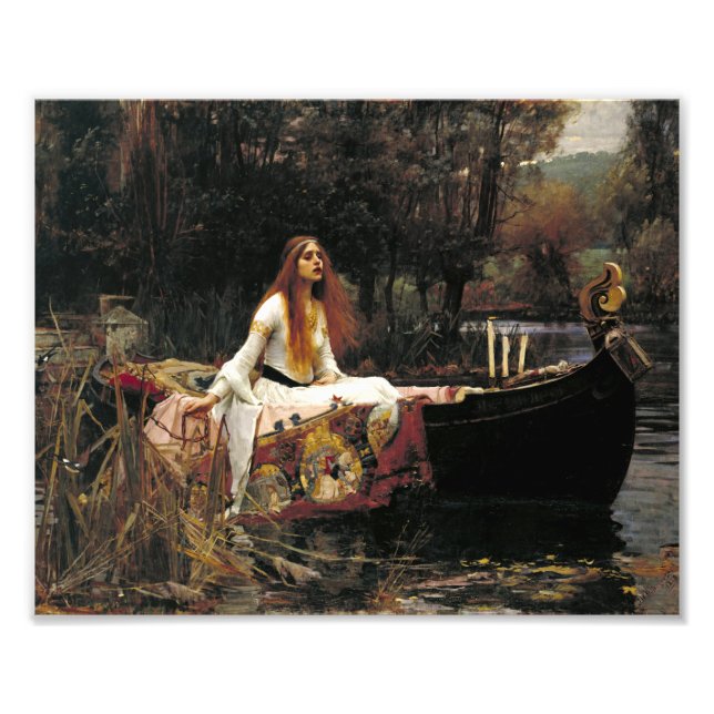 Foto John William Waterhouse A Senhora De Shalott (Frente)