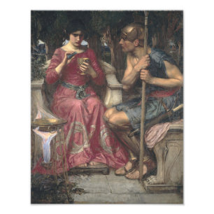 Foto John William Waterhouse Jason e Medea" Impressão