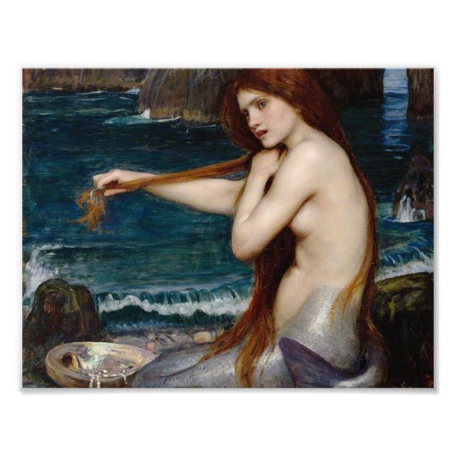 Foto John William Waterhouse Mermaid (Frente)