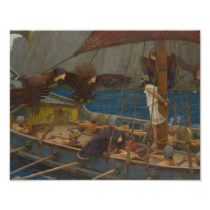 Foto John William Waterhouse - Ulysses e as Sirens