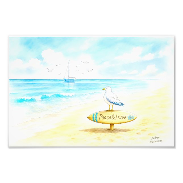 Foto Jon Seagull - Paz & Amor  (Frente)