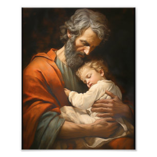 Foto Joseph e a Criança Jesus Religiosa