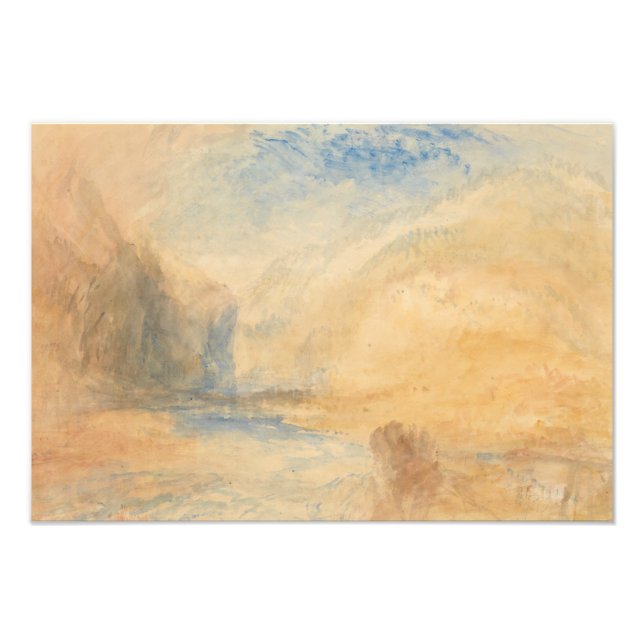 Foto Joseph Mallord William Turner - Paisagem nas Monta (Frente)